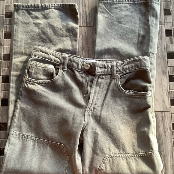 Zara Wide Leg Jeans - Size 4 - Picture 2 of 5